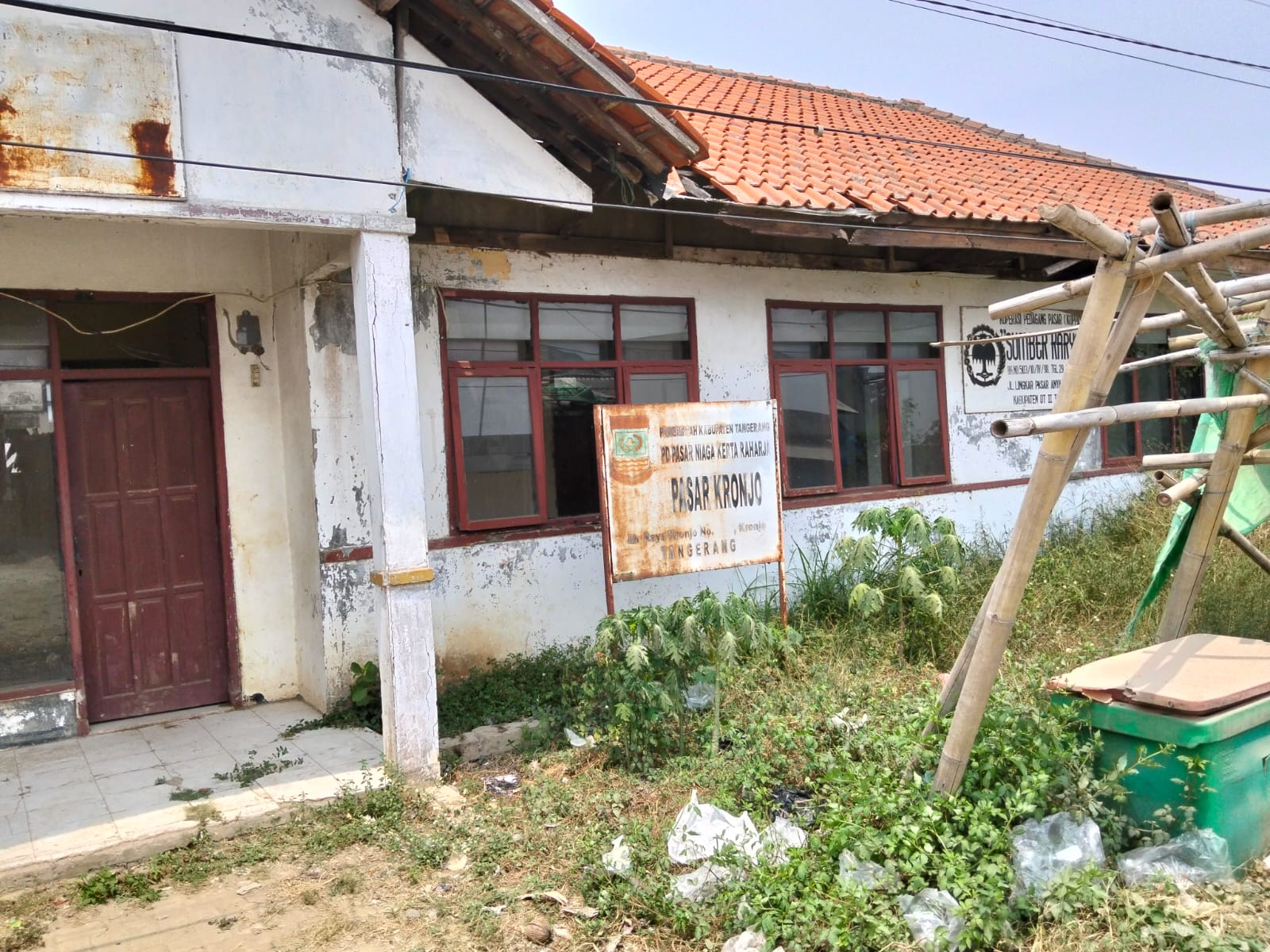 Pasar Kronjo Terbengkalai! BENTANG Desak Kepastian Pemkab Tangerang